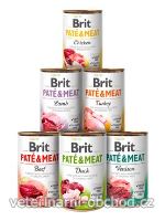 Psi - krmivo - Brit Dog konz Paté & Meat Mix pack