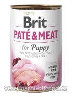 Psi - krmivo - Brit Dog konz Paté & Meat Puppy
