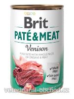 Psi - krmivo - Brit Dog konz Paté & Meat Venison