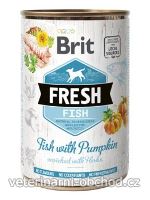 Psi - krmivo - Brit Fresh Dog konz Fish with Pumpkin