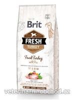 Psi - krmivo - Brit Fresh Dog Turkey & Pea Light Fit & Slim