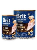 Psi - krmivo - Brit Premium Dog by Nature konz Fish&Fish Skin