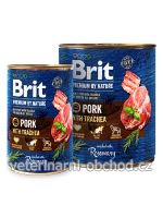 Psi - krmivo - Brit Premium Dog by Nature konz Pork&Trachea