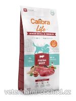 Psi - krmivo - Calibra Dog Life Junior Small&Medium Fresh Beef