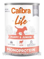Psi - krmivo - Calibra Dog Life  konz.Puppy&Junior Lamb&rice